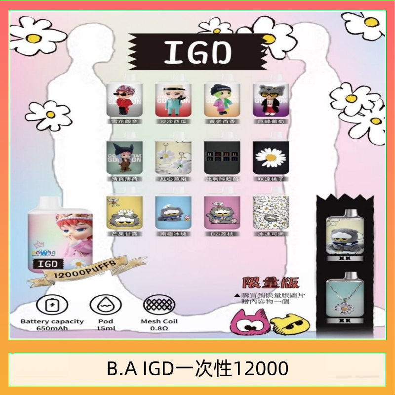 B.A IGD12000口 電子煙