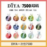 DIYA叮啞拋棄式7500 Puffs一次性電子煙3%